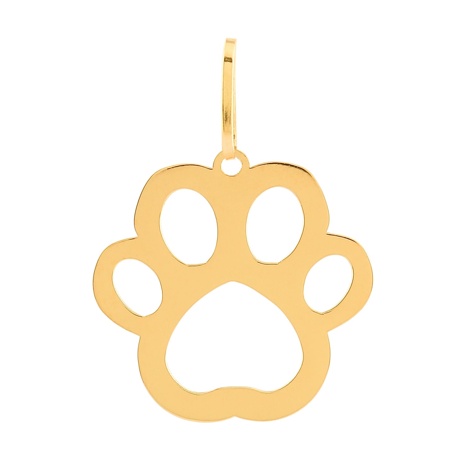 Pingente Pata de Cachorro Ouro 18k 750