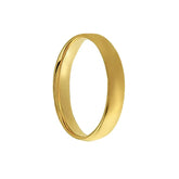 Aliança Individual Clássica 3,5mm Ouro 18k 750 Peso Médio 2,5g - AAL24