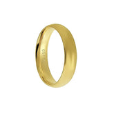 Aliança Individual Clássica 4,5mm Ouro 18k 750 Peso Médio 5g - AAL27
