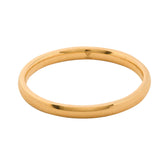 Aliança Individual Clássica 2mm Ouro 18k 750 Peso Médio 2,5g - AAL3