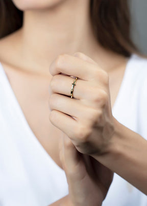 Anel Terço Ouro 18k 750