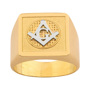 Anel Maçonaria Ouro 18k 750