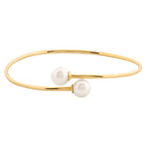 Bracelete Fio Ouro 18k 750 e Pérolas