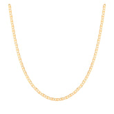 Corrente Piastrine 40cm Ouro 18k 750
