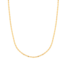 Corrente Piastrine 60cm Ouro 18k 750