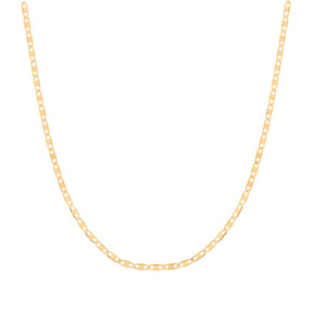 Corrente Piastrine 45cm Ouro 18k 750