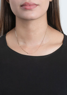 Corrente Piastrine 45cm Ouro 18k 750
