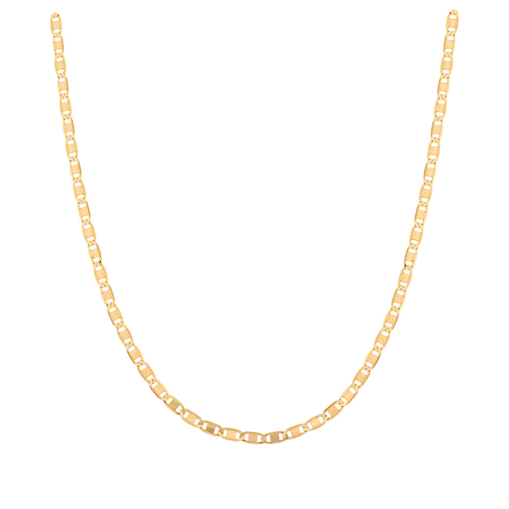 Corrente Piastrine 45cm Ouro 18k 750