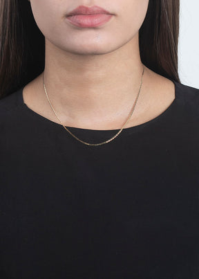 Corrente Piastrine 45cm Ouro 18k 750