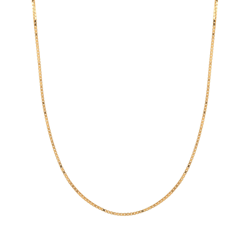 Corrente Veneziana 50cm Ouro 18k 750