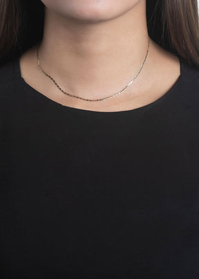 Corrente Piastrine 40cm Ouro 18k 750