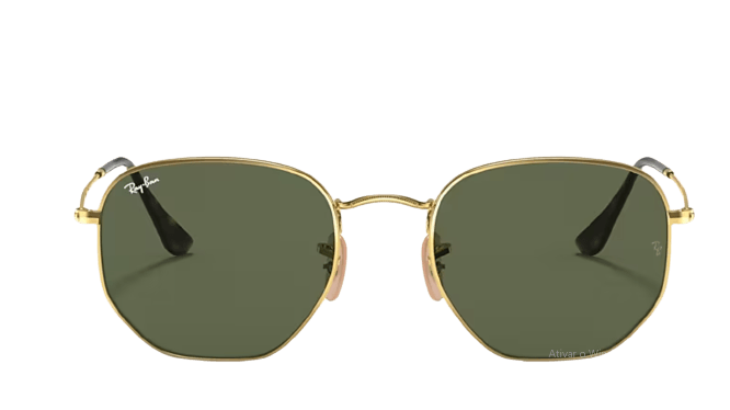 Óculos Ray-Ban Hexagonal Flat Lenses RB3548NL 001/ 54