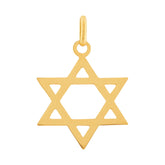 Pingente Estrela de Davi Ouro 18k 750