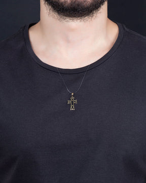Pingente Cruz Vazada Ouro 18k 750