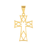 Pingente Cruz Vazada Ouro 18k 750