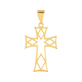 Pingente Cruz Vazada Ouro 18k 750