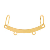 Pingente Canga Dois Lugares Ouro 18k 750