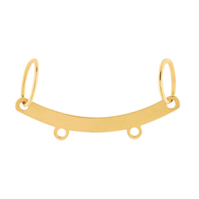 Pingente Canga Dois Lugares Ouro 18k 750