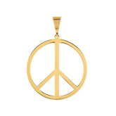 Pingente Paz e Amor Ouro 18k 750