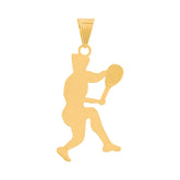 Pingente Tenista Masculino Ouro 18k 750
