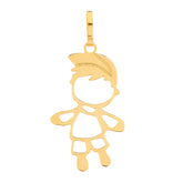 Pingente Menino Ouro 18k 750