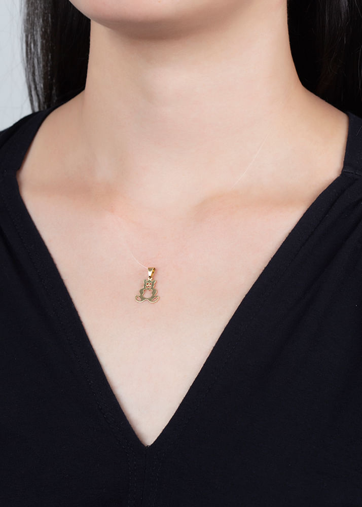 Pingente Urso Ouro 18k 750