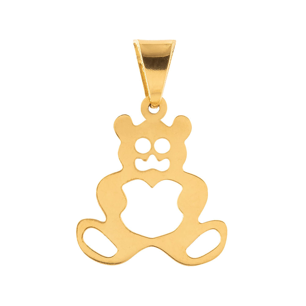 Pingente Urso Ouro 18k 750
