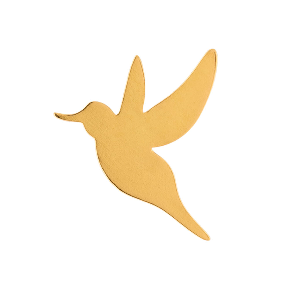 Pingente Beija-Flor Ouro 18k 750