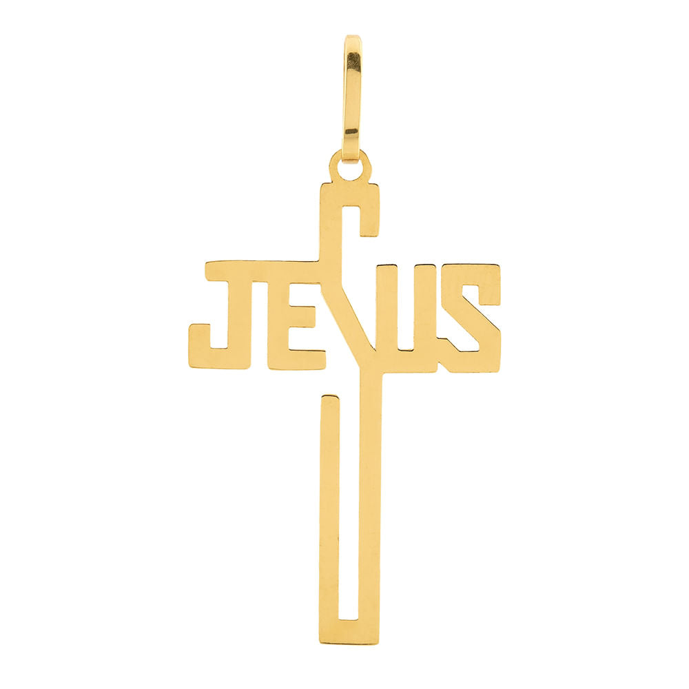 Pingente Jesus Ouro 18k 750