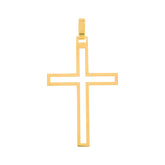 Pingente de Cruz Vazada Ouro 18k 750