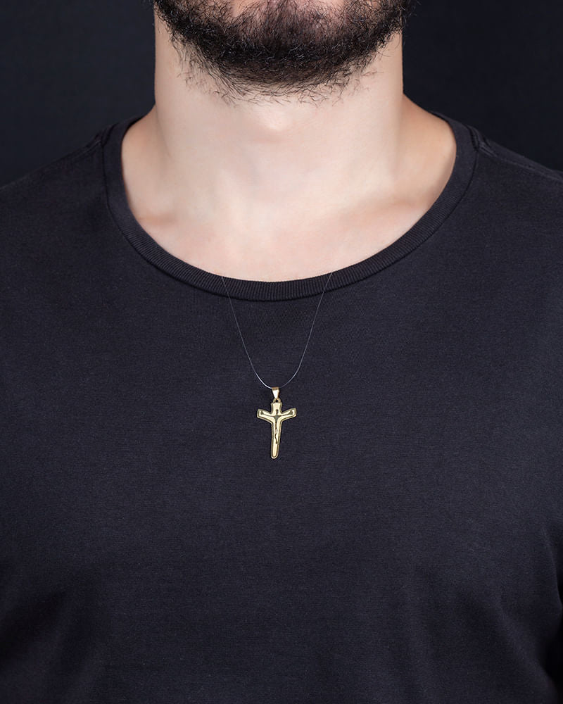 Pingente Crucifixo Ouro 18k 750