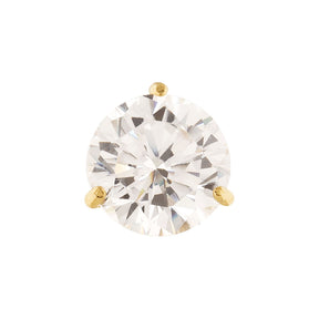Pingente Ponto de Luz com Zircônia 4mm  Ouro 18k 750
