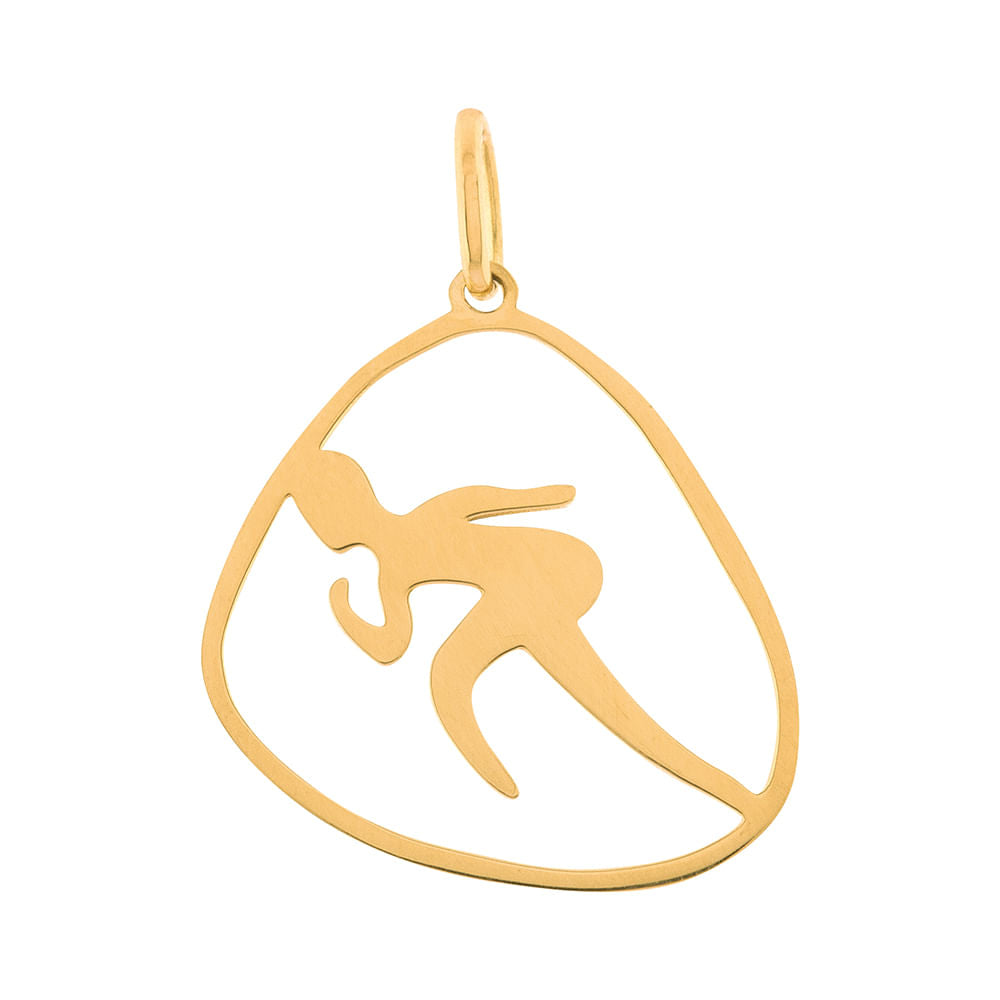 Pingente Atleta Ouro 18k 750