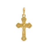 Pingente Crucifixo Dupla Face Ouro 18k 750