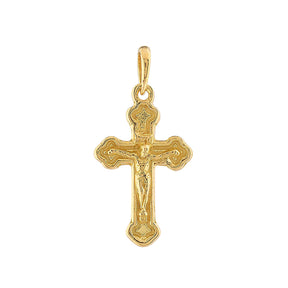 Pingente Crucifixo Dupla Face Ouro 18k 750