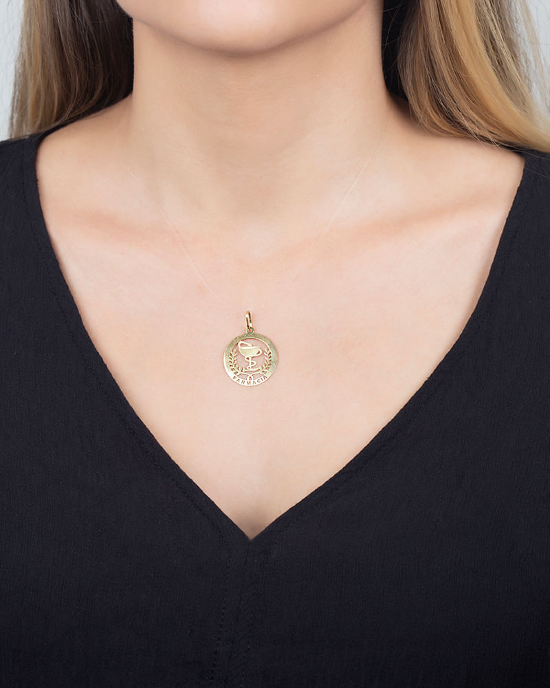 Pingente Farmácia Ouro 18k 750