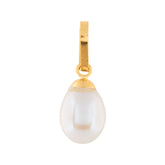 Pingente Pérola Gota 6mm Ouro 18k 750