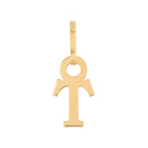 Pingente Letra T Ouro 18k 750