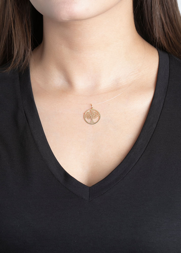 Pingente Árvore da Vida Ouro 18k 750