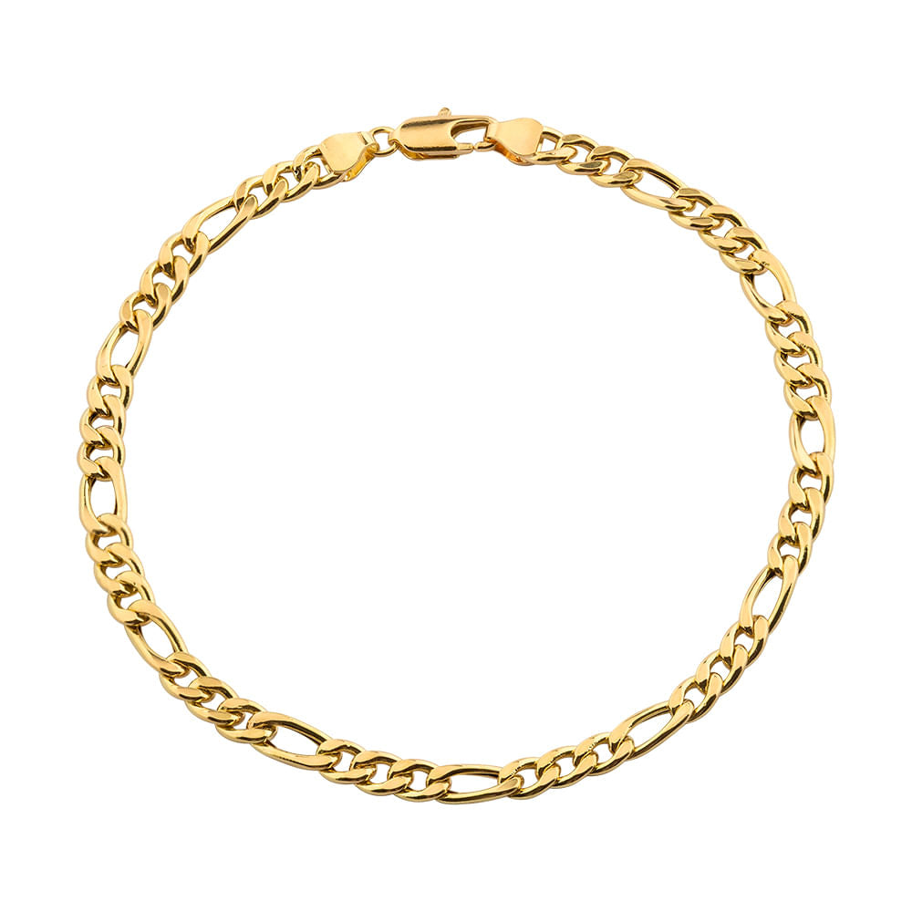 Pulseira Elos 3x1 Ouro 18k 750